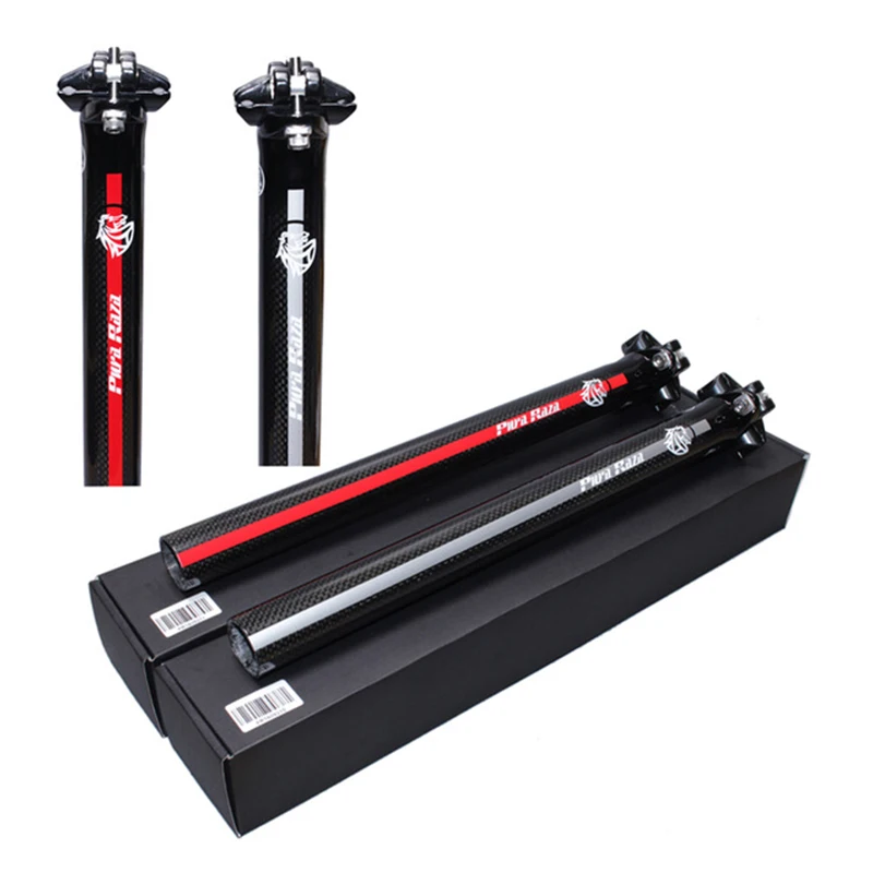 

2016 PURARAZA full carbon fiber MTB bicycle seatpost / seatpost / bicycle accessories 27.2 / 30.8 / 31.6 Road Cycling Seat tube
