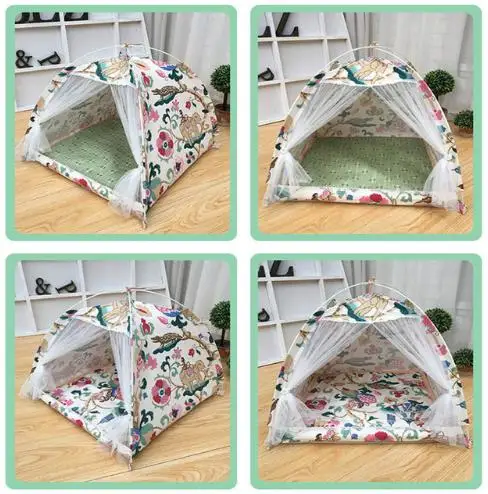 Free shipping washable Portable Foldable Pet Tent Playpen Outdoor Indoor Tent For Cat Small Dog Puppy Tents Cats Nest Toy House