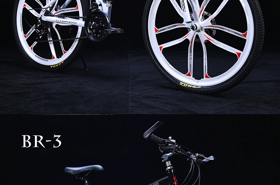 Flash Deal Mountain Bike 26" 21/24/27Speeds Aluminum Alloy Folding Variable Speed Cycling Double Vibration Damping Brakes For Man and Women 6 Flash Deal Mountain Bike 26" 21/24/27Speeds Aluminum Alloy Folding Variable Speed Cycling Double Vibration Damping Brakes For Man and Women 6