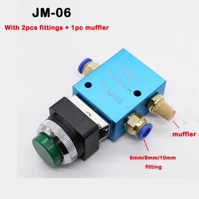 1/" JM серии 2 Позиция 3 Way Пневматический Механический клапан JM-05 JM-06 JM-06A JM-07 воздуха ручная мельница для Управление клапан JM322
