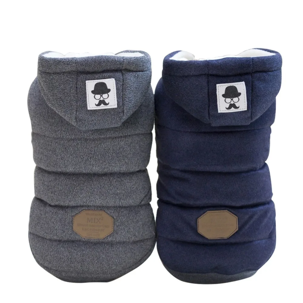 

Autumn Winter Pet Dog Clothes Warm Down Dog Jacket Sport Style Puppy Coat Hoodies Hat for Small Medium Dog