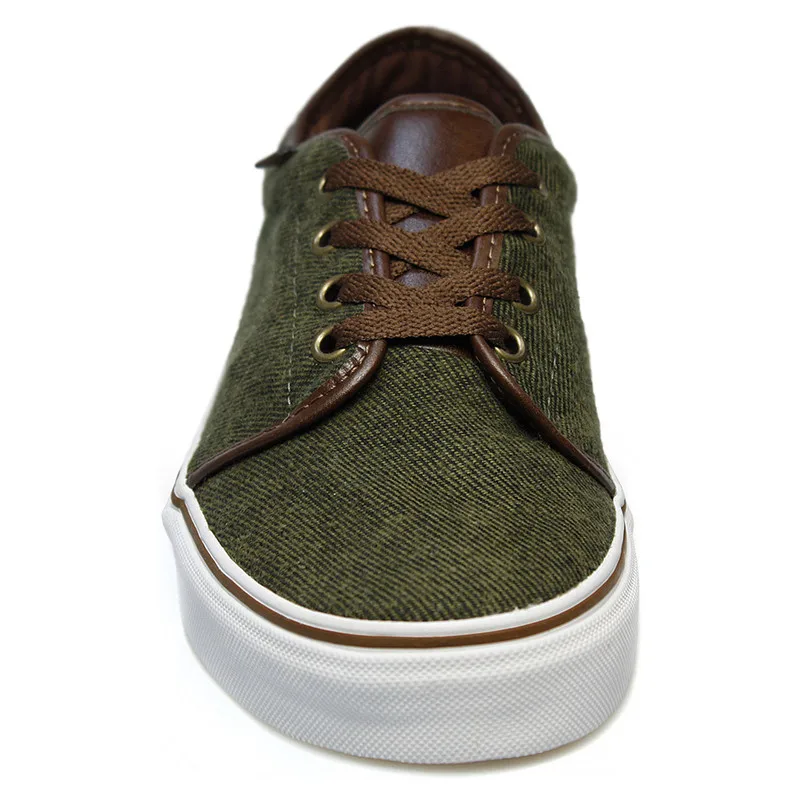 New_Discount_Vans_159_Vulcanized_Low_Top_Shoes_Green_Tweed-454_4_LRG