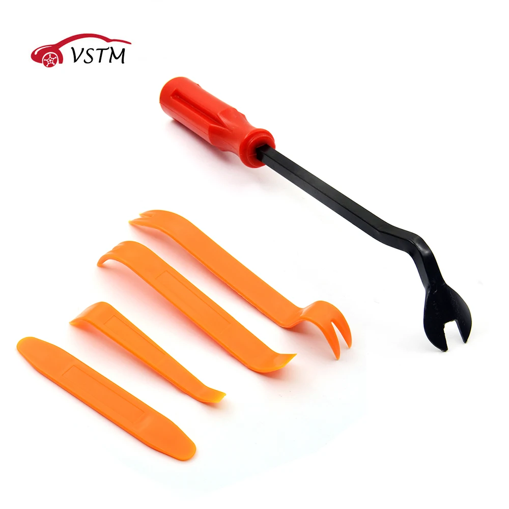 

Auto Car Radio Panel Door Clip Panel Trim Dash Audio Removal Installer Pry Repair Tool Portable Audio Installation Kit 4pcs/Set