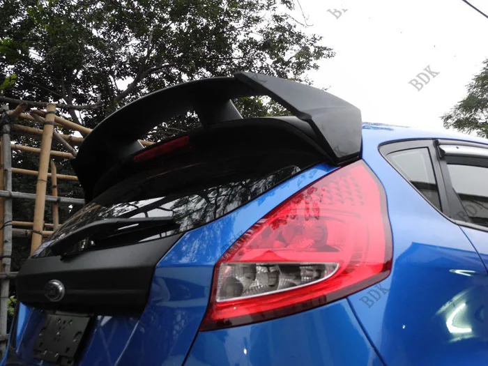 Подходит для ford fiesta RS 09-12 ABS задний спойлер заднее крыло краска его на вашей стороне