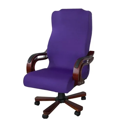 L Размер твердый спандекс чехол для офисного стула компьютерное эластичное кресло чехлы для сидений подлокотники чехлы для стульев стрейч вращающийся Лифт - Цвет: type 2