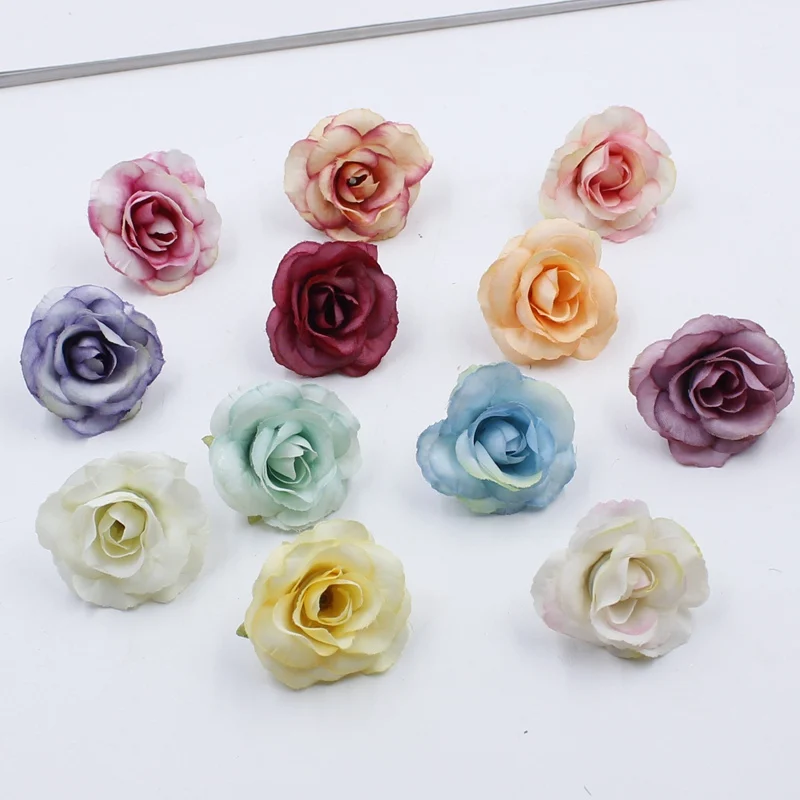 10pcs 3cm Mini Rose Cloth Artificial Flower For Wedding Party Home Room Decoration Marriage Shoes Hats Accessories Silk Flower 10pcs 3cm Mini Rose Cloth Artificial Flower For Wedding Party Home Room Decoration Marriage Shoes Hats Accessories Silk Flower