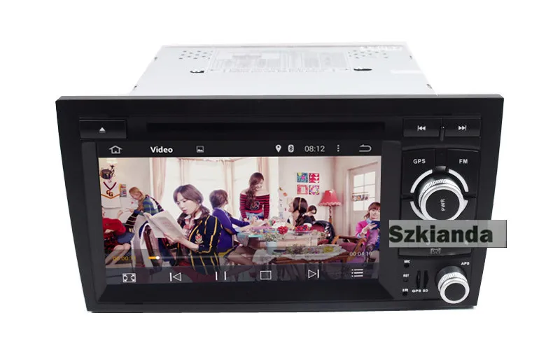 Discount 2017 NEW 2Din Car DVD Android 6.0 for Audi A4 Android 2002-2008 year with Wifi 4G GPS Bluetooth Radio RDS USB SD Free 8GB Map 13