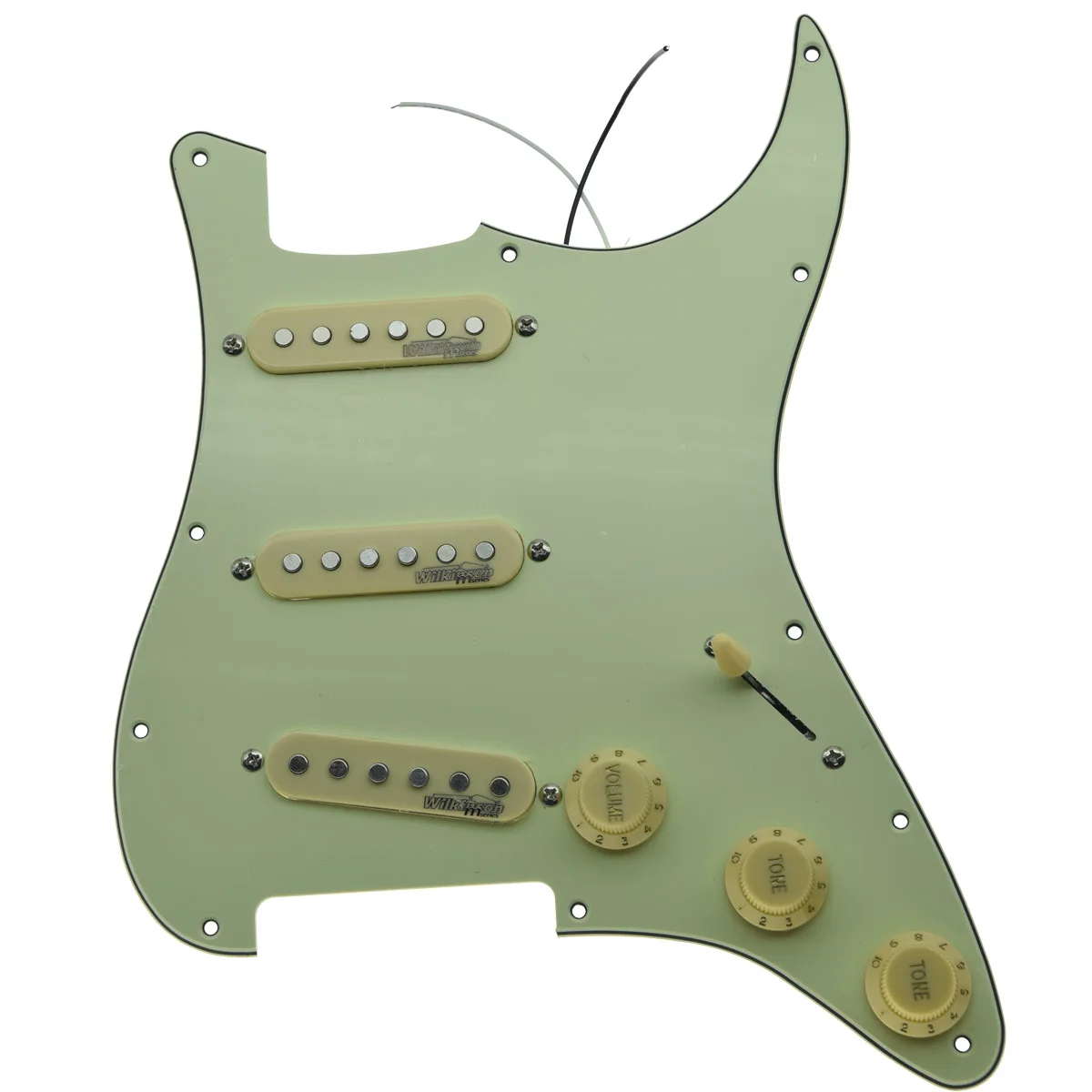 Dopro нагруженная гитара накладка с звукоснимателями Wilkinson Prewired ST Pickguard подходит Fender Strat Stratocaster Сделано в США/Мехико