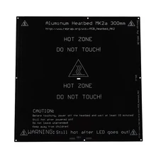 BIQU MK2A 300*300*3.0mm RepRap RAMPS 1.4 PCB Aluminum Heatbed Hot Plate For Mendel For 3D Printer MK2B