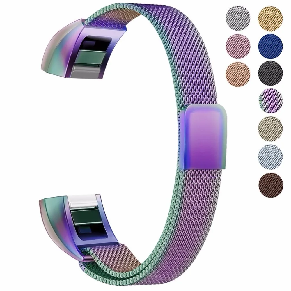 

For Fitbit Alta HR and Alta Milanese Stainless Steel Replacement Band Metal Small & Large (5.5" - 8.6") for Fitbit Men Women
