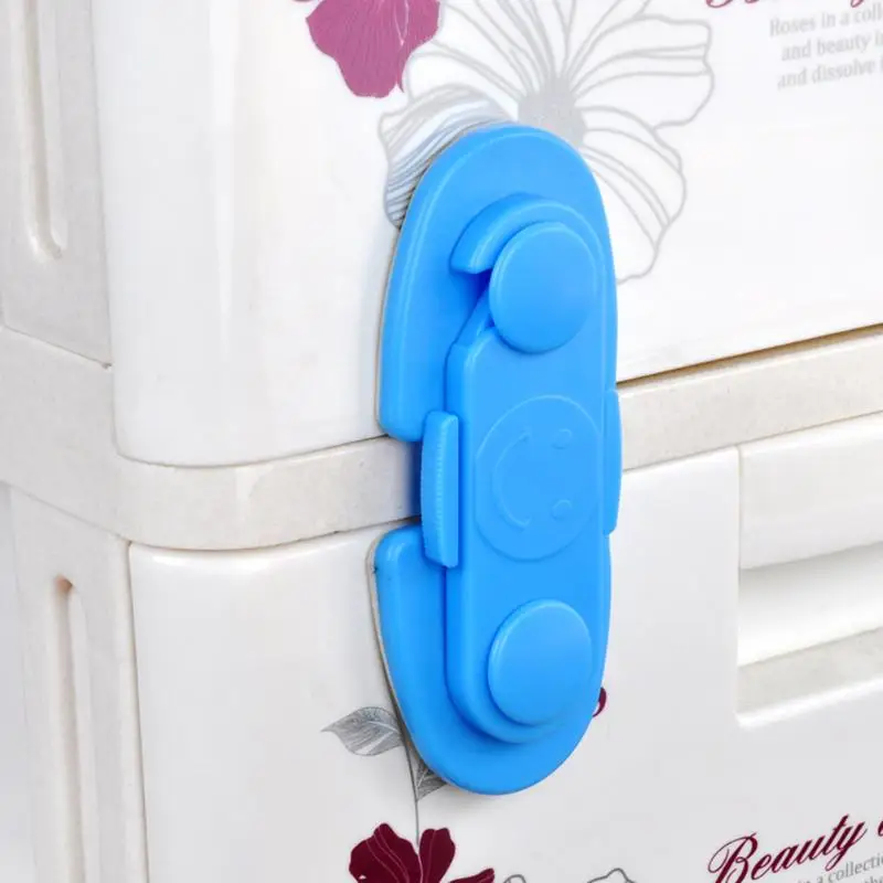 

1PC Child Baby Safety Locks Protection form Children Drawer Toilet Lock Cabinets Door Cupboard Cloth Belt Plastic Locks