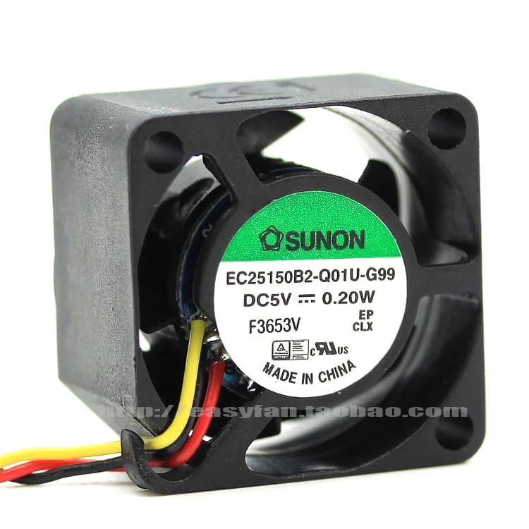 Совершенно новый компактный охлаждающий вентилятор SUNON EC25150B2 Q01U G99 5V 0 20 W 2515|micro