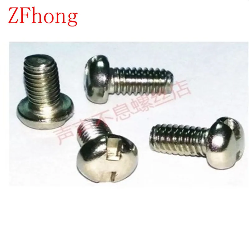 4mm M4 Phillips Cabeza Plana Tornillos de máquina pernos A2 Acero Inoxidable DIN 7985 H