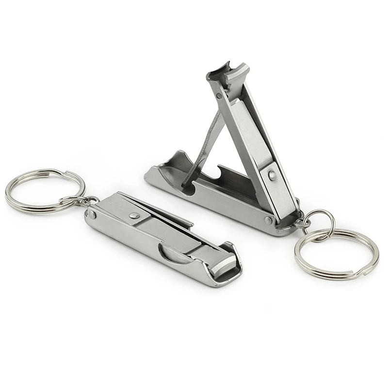 

Portable Ultra-thin Nail Clippers EDC Bottle Opener Outdoor EDC Camping Multi Tool
