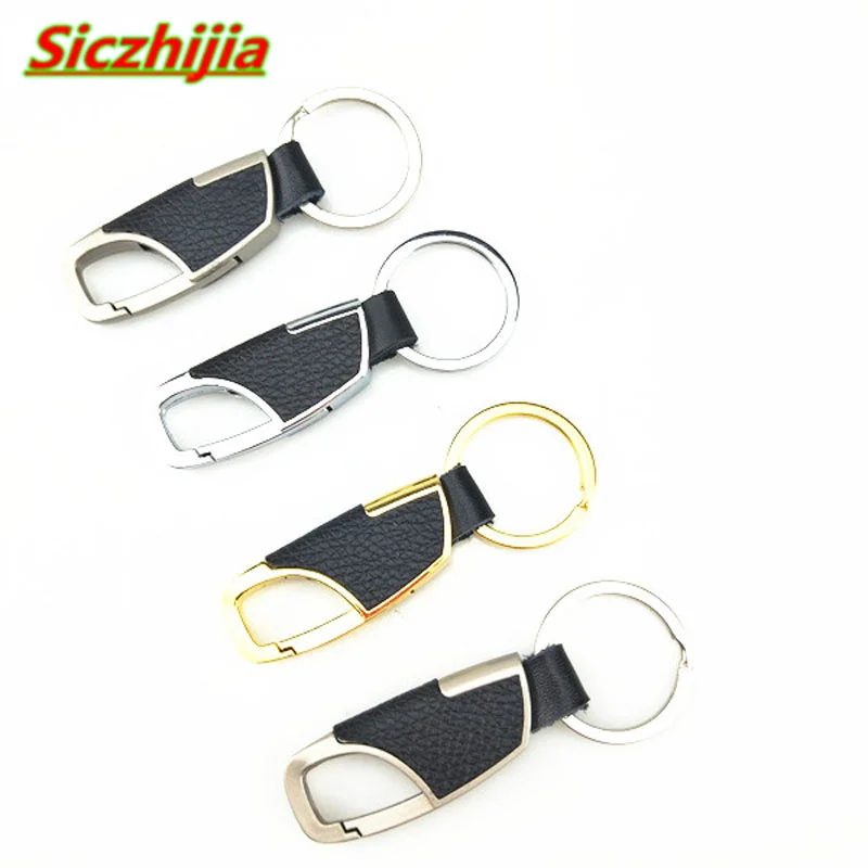 

Leather and metal alloy men's black car keychain for Chevrolet Cruze TRAX Aveo Lova Sail EPICA Captiva Malibu Volt Camaro