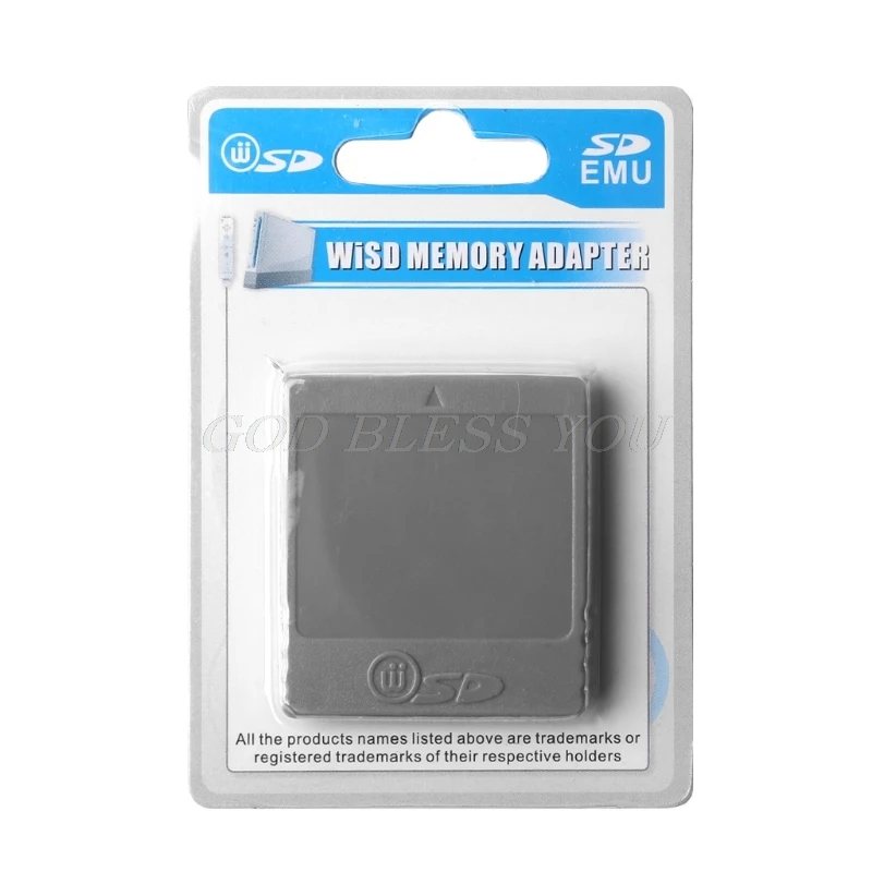 Игровые аксессуары SD флэш-карты памяти кард-ридер конвертер адаптер для nintendo wii для NGC консоли - Цвет: Gray