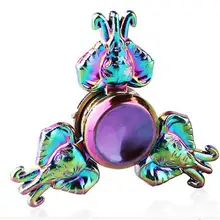 Металлический красочный доллар цветной фипгет ротатор EDC ручной вращение аутизм ADHD Детский Рождественский подарок металлический палец игрушка ротатор