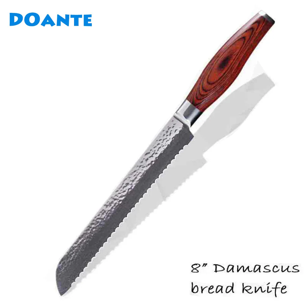 DOANTE Brand 8 Inch Bread Knives Top Quality 71 Layers Japanese AUS 10