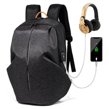Мужская многофункциональная зарядка через usb 17 дюймов, рюкзаки для ноутбука с рисунком оригами, мужской и женский рюкзак, школьные сумки для подростков, Mochila, черный