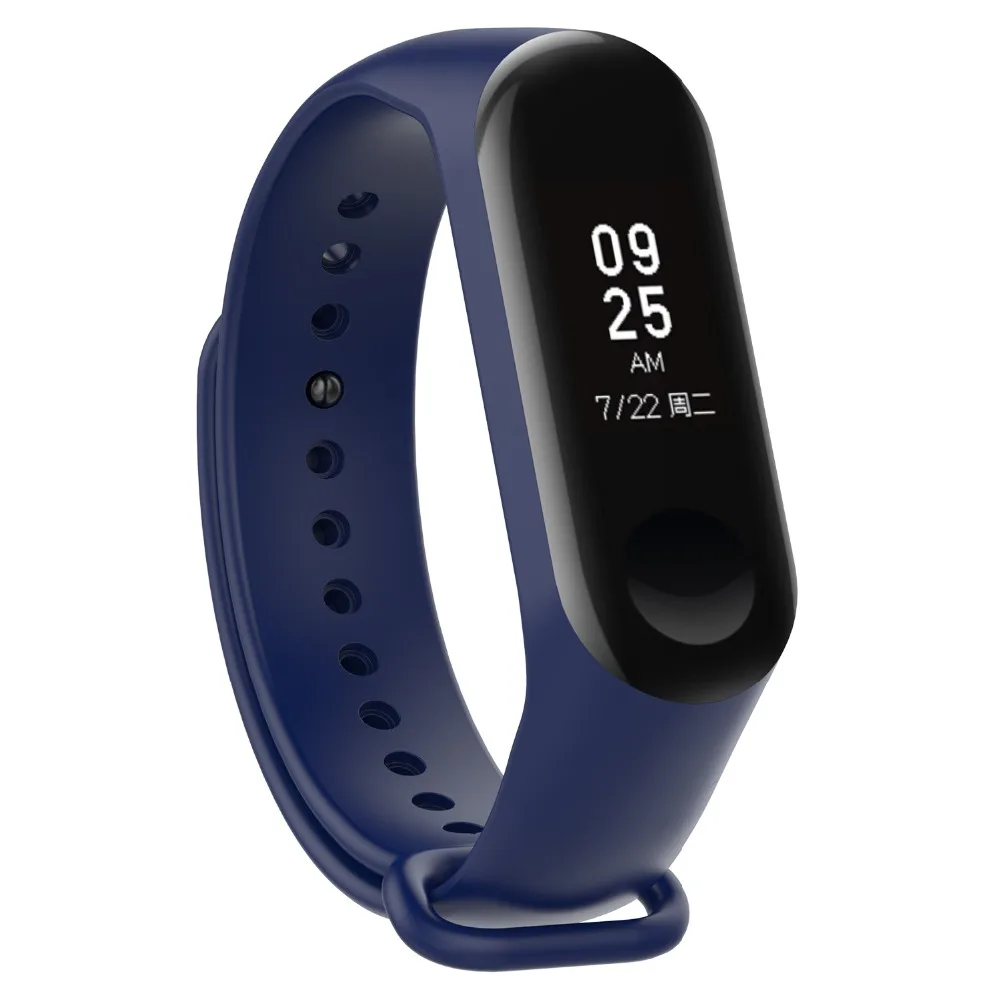 Браслет для Xiaomi mi Band 4 M4 M3 спортивный ремешок силиконовый ремешок для оригинального mi band 3 умные аксессуары