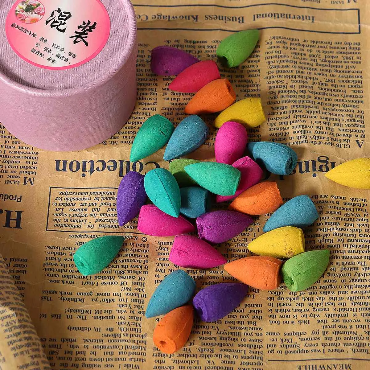 

25/50/75PCS Mixed Floral Backflow Incense Cone Sandalwood Home Fragrance Lavender Rosemary Fresh Air Spice