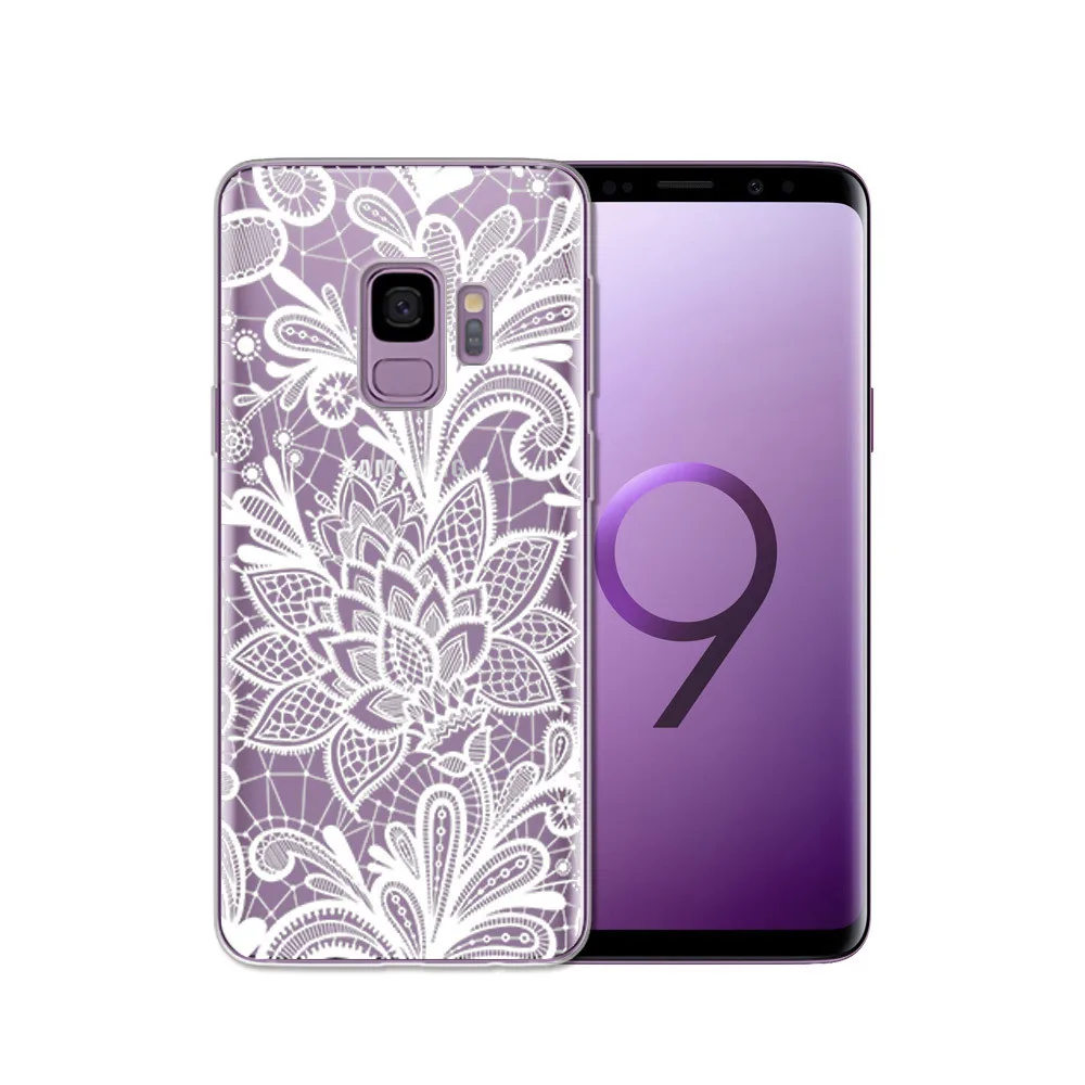 Painting TPU Case for Samsung Galaxy S9 S9 Plus Silicone Phone Cover for Samsung S5 S6 S7 Edge S8 S8 Plus Transparent Fundas Bag (2)