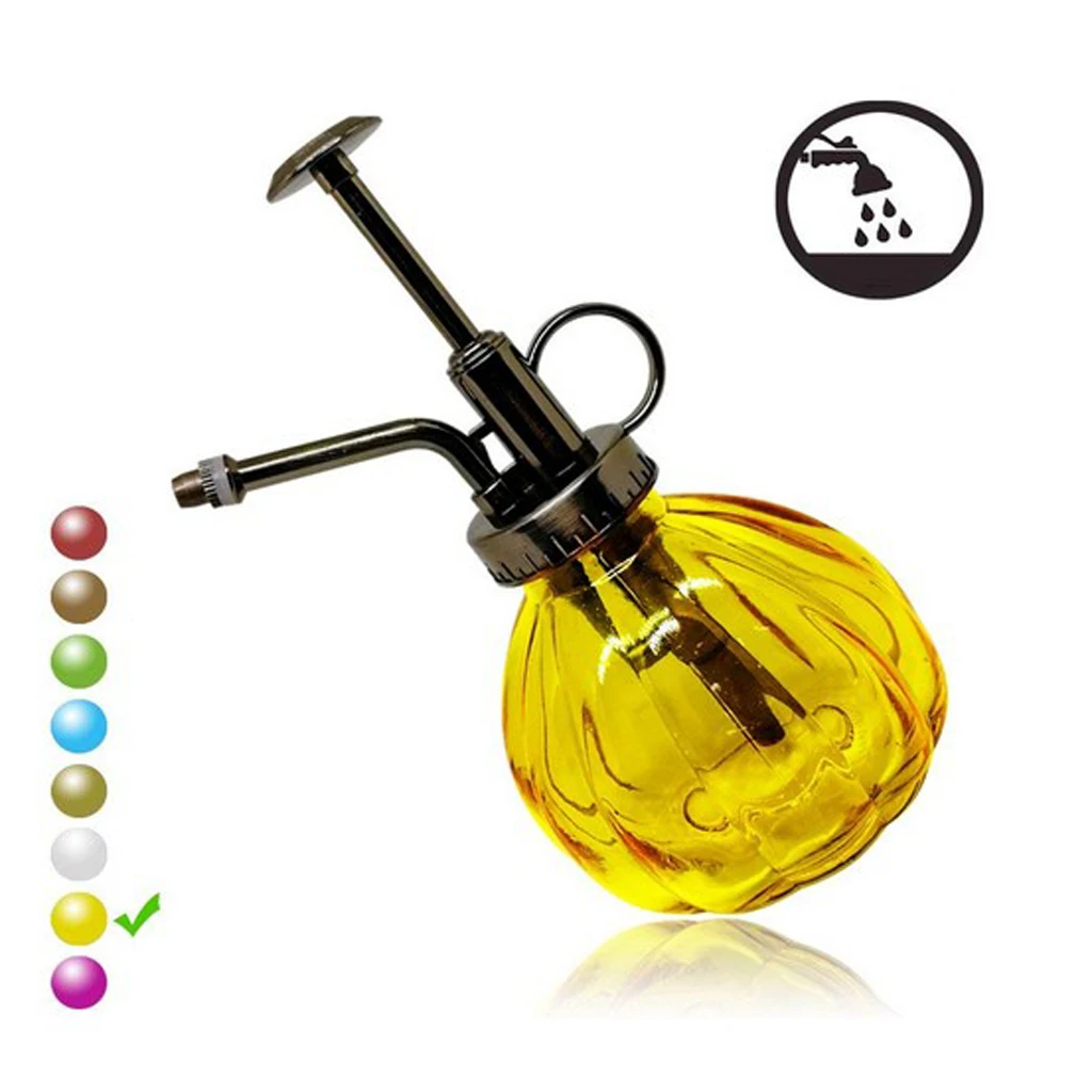 Vintage Sprayer Pressure Spray Bottle Garden Plant Flower Water Mist Bottle Glass Bottle Home Decorative for garden plant