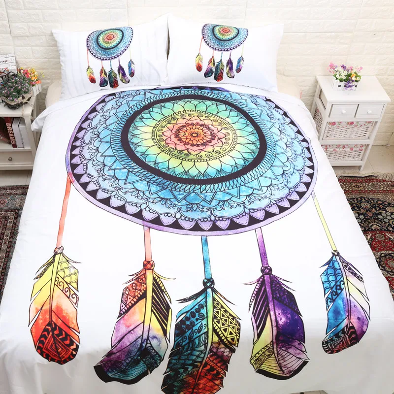 Fanaijia dream catcher Duvet Cover and Bedding Set Bohemian Print with