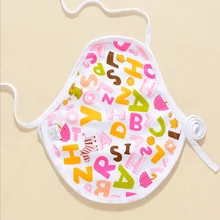 Y317 новинка Горячая Детские хлопок двойной детские фартук защиты младенческой мультфильм Кружевной Фартук