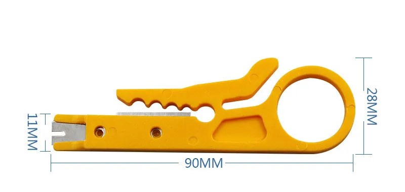 5 шт плоскогубцы желтый Ножи провод для зачистки и обрезки Портативный простая утилита ножницы, зачистка провода сетевой кабель ручные инструменты