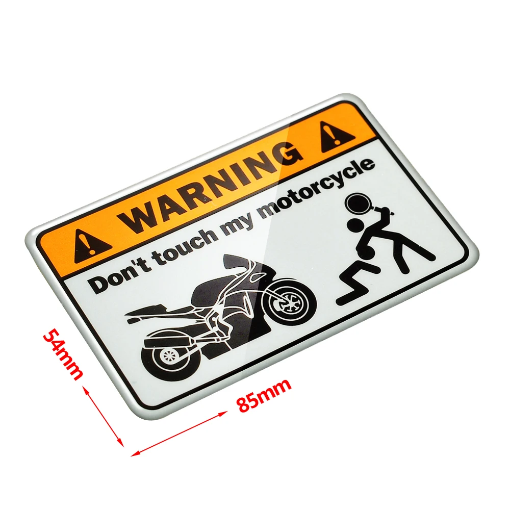 Наклейки Don't Touch My мотоциклетные наклейки на мотоцикл бак чехол для Kawasaki Suzuki Ducati