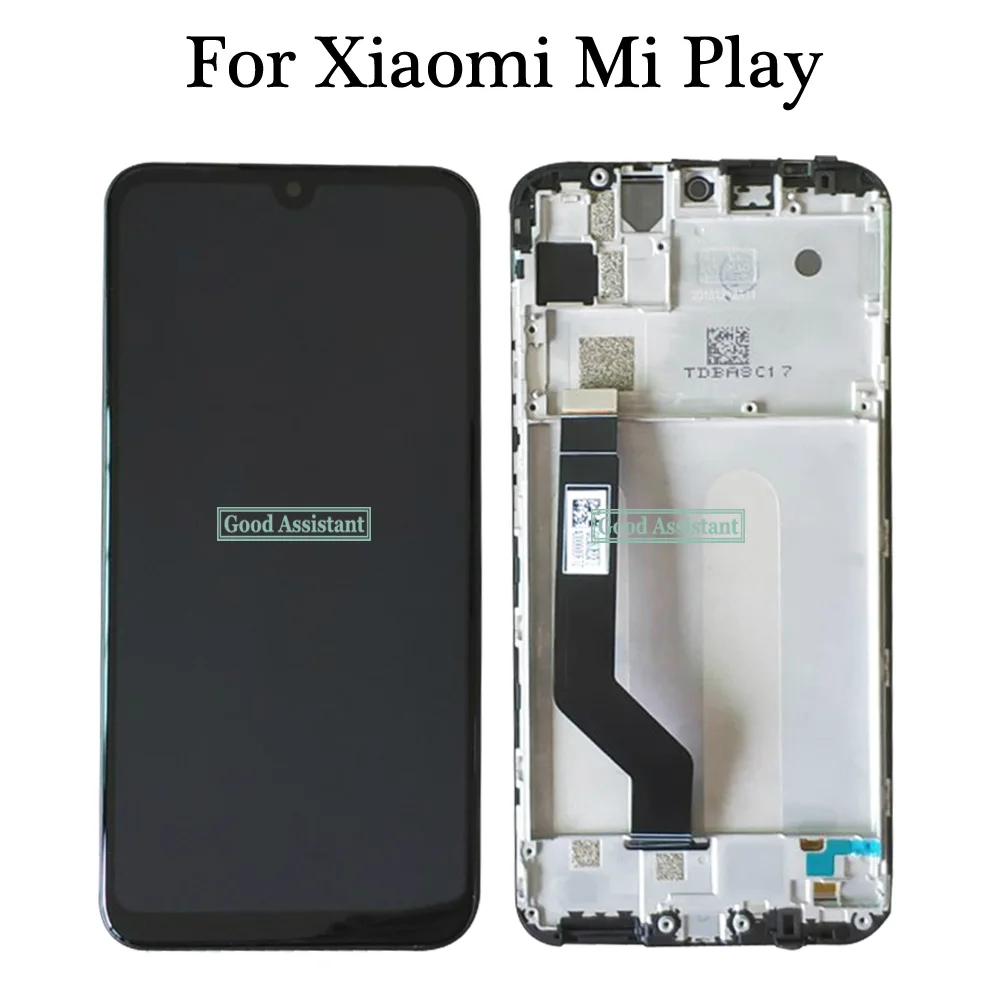 Высококачественный черный 5 8 дюймов для Xiaomi Mi Play Полный ЖК-дисплей сенсорный