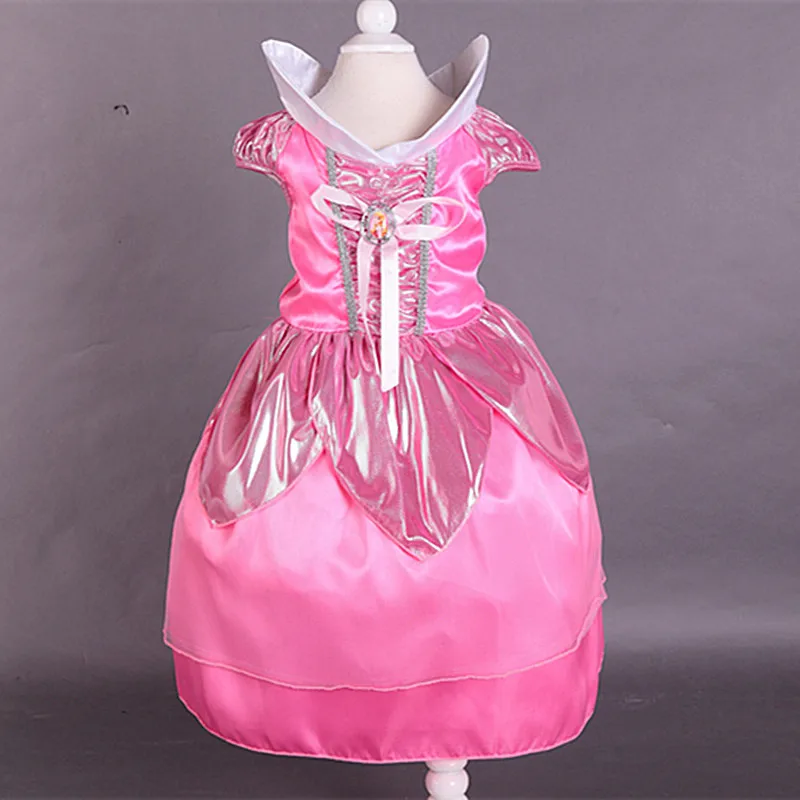 

Sleeping Beauty Pincess Dress for Girls Cosplay Costumes For Girls Rapunzel Princess Dress Children Party Dresses robe fille