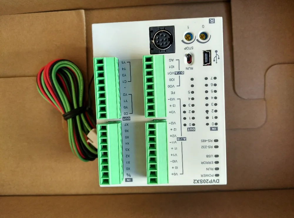 Аналоговый ПЛК серии DVP20SX211R DVP20SX211T DVP20SX211S SX2 24 В постоянного тока Новый в