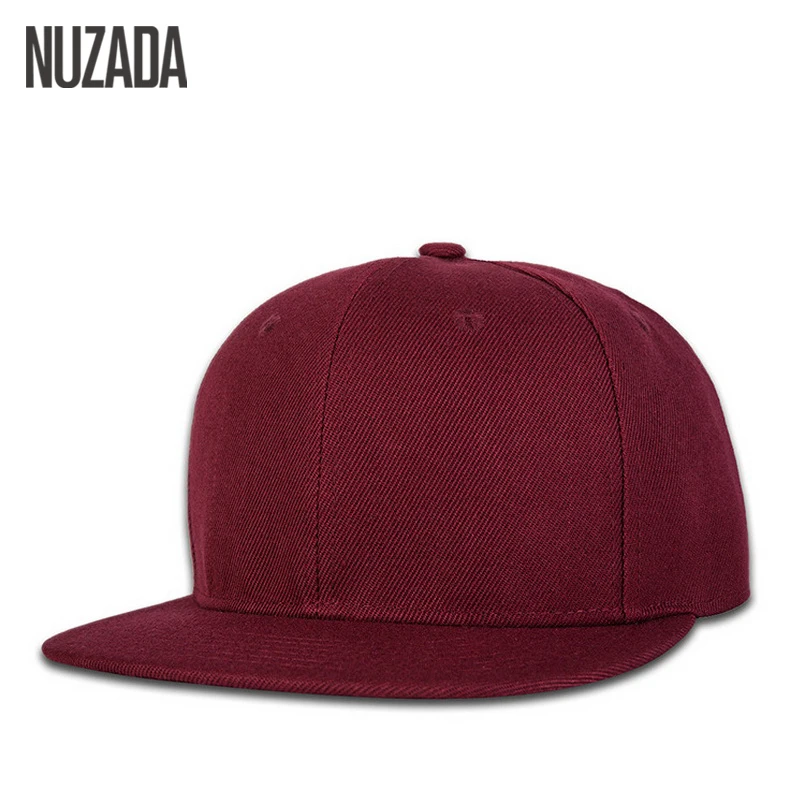 Brand NUZADA Hip Hop Hats Men Women Baseball Caps Snapback Solid Colors Cotton Bone European Style Classic Fashion Trend