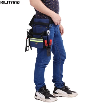 

Electrician Waist Bag Tools Bag Holder Convenient Work Organizer Pouch with Belt