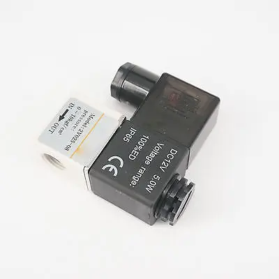 Пневматический клапан 1/4 &quotBSPT DC12V 2V025 08 2 положения ходовой соленоид нормально