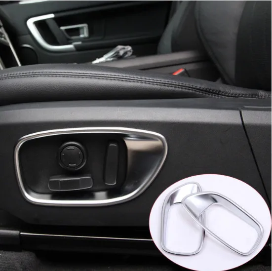

Car Side Seat Adjusting Decoration Cover Trim Frame For Land rover Discovery Sport 2015 2016 2017 Car Styling 2pcs
