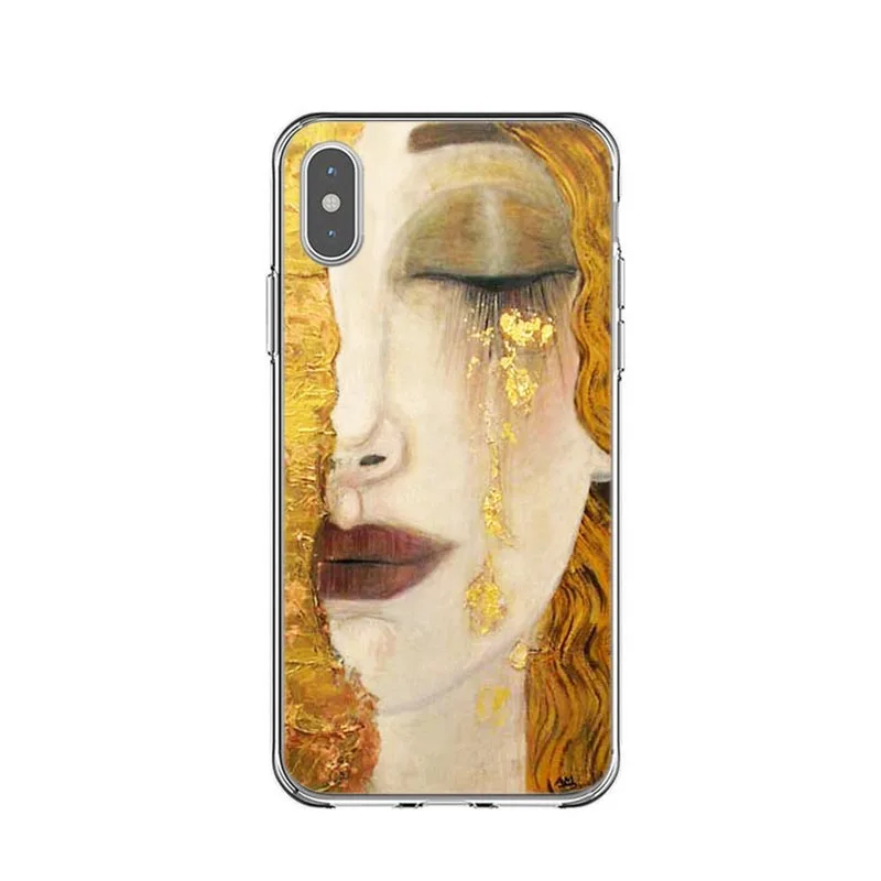 Мягкий силиконовый чехол для телефона Kiss by Gustav Klimt, чехол для iPhone 5S, SE 6 6S 7 8 Plus X XR XS MAX 11 Pro Max, чехлы - Цвет: TPU