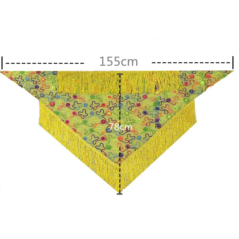 Цветная Женская одежда для танца живота, аксессуары для костюма с блестками и кисточкой, пояс с сеткой, женский шарф для танца живота