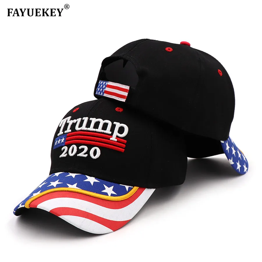 Trump 2020 Кепка американский флаг бейсболки женские мужские сохранить сделать