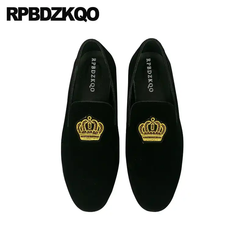 black velvet smoking slippers mens