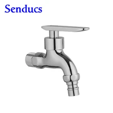 senducs цинковый сплав сливной кран стиральной машины с полированным монтаж на стену сад стиральная машина смеситель кран
