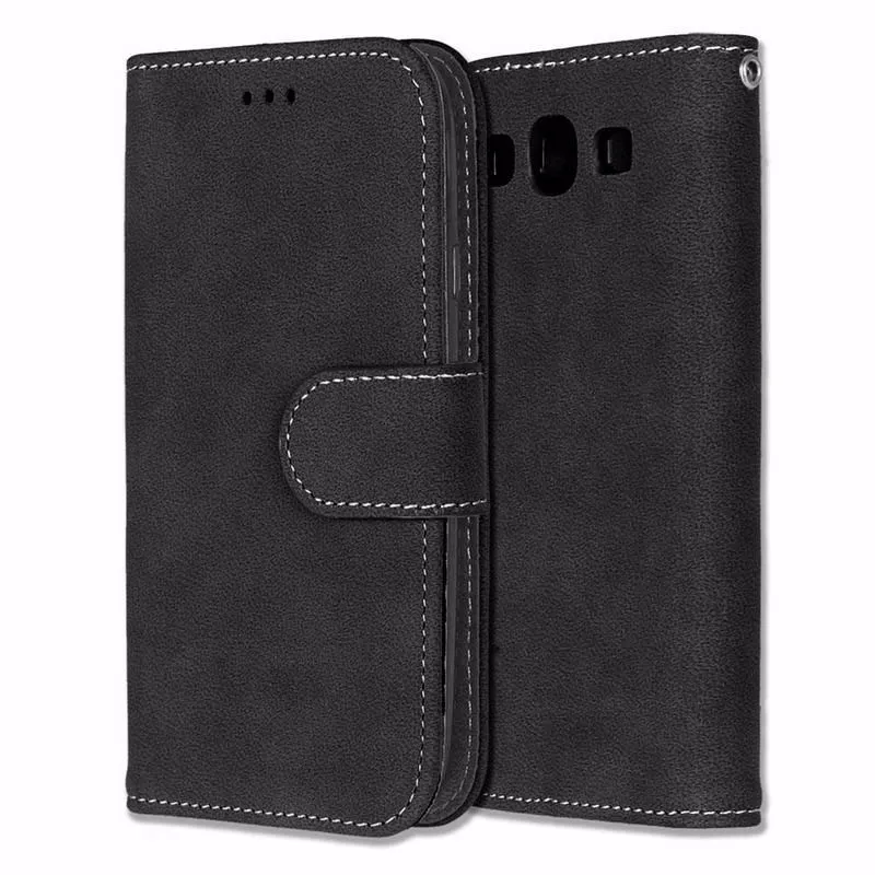 Матовый кожаный чехол для samsung Galaxy S3, чехол-бумажник с откидной крышкой для samsung Galaxy S3 Neo GT-i9300 Duos GT-I9300i I9300 GT-I9300