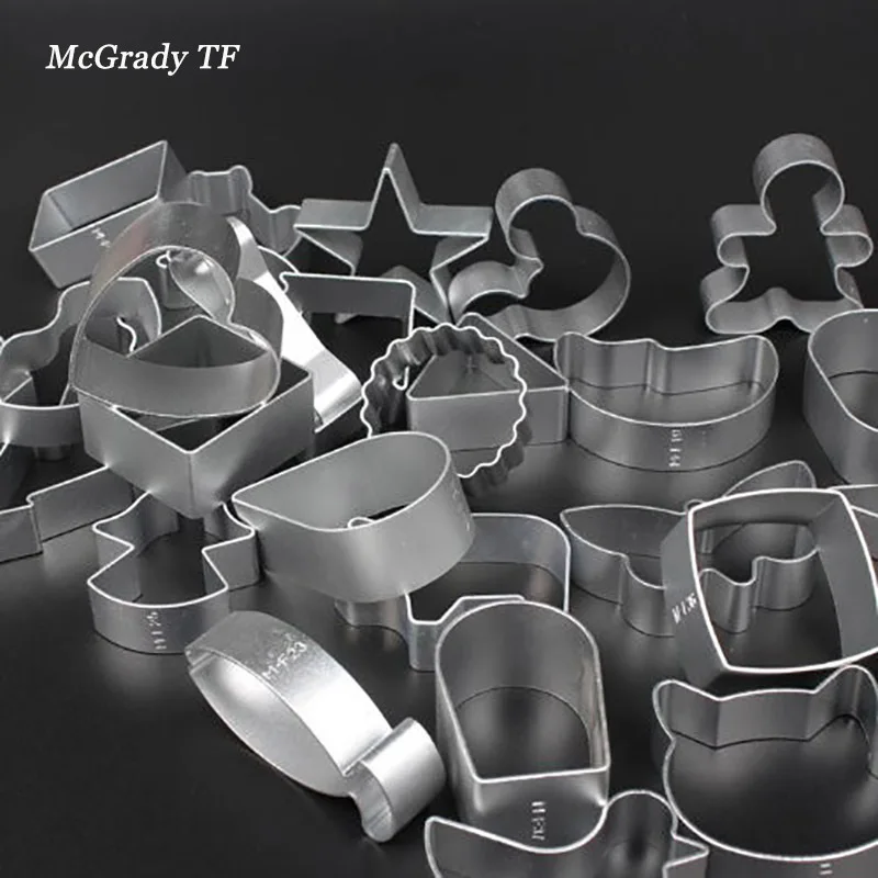 Mac Baru 31 Pcs Set Kue Cookie Cutter Aluminium Bulan Babi Bebek Aksesoris Campuran Bentuk Set Cookie Cutter Cetakan Untuk Pesta Hadiah Baking Cookie Cutters Baking Cookiescookie Cutters Aluminium Aliexpress