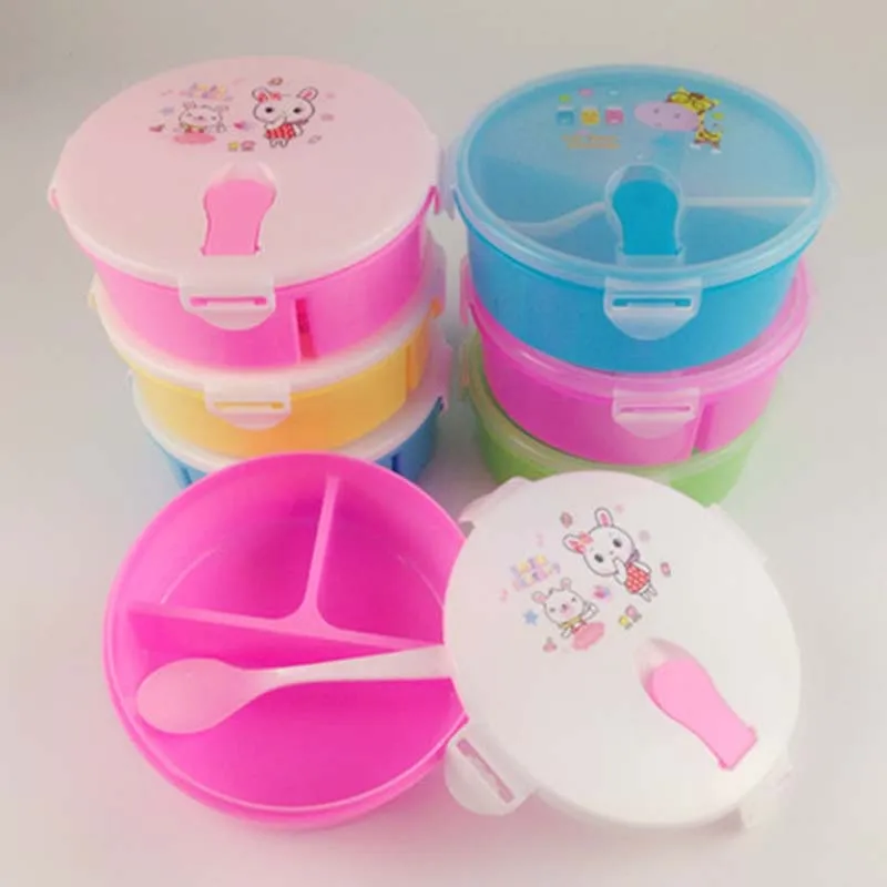 

1Pcs Baby Food Container Memory Storage Box Baby Milk Box Infant Food Supplement Crisper Lunch Snack Tableware New