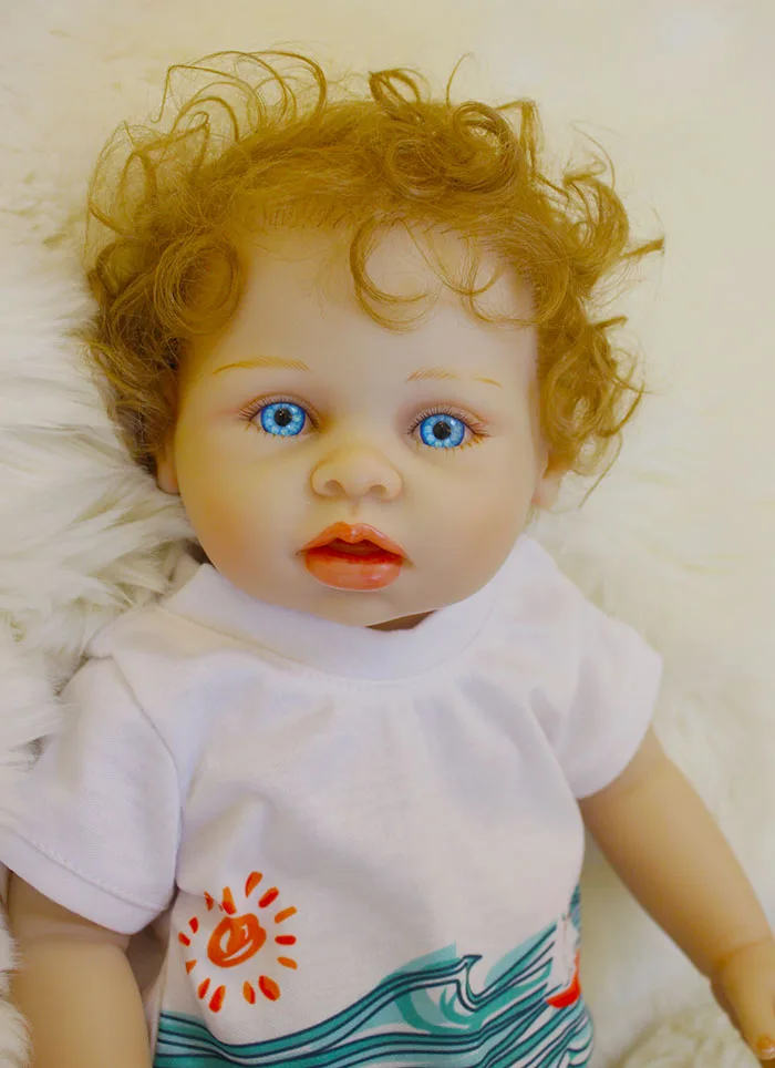 

18''/45cm Soft Full Body Silicone Reborns Lifelike Reborn Babies boy dolls Fashion Dolls For Girls Gift Toys bebe dolls bonecas