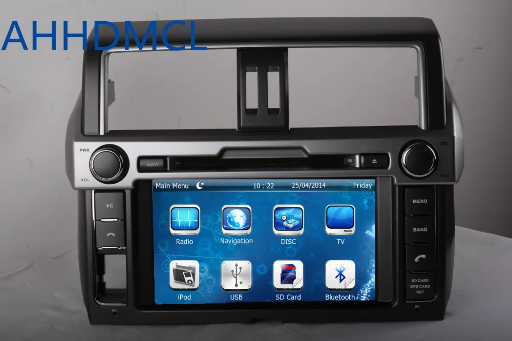 

2 DIN Car Multimedia Player Stereo Radio Audio DVD Player GPS For Toyota Prado LC150 High Configuration 2014 2015 2016 2017