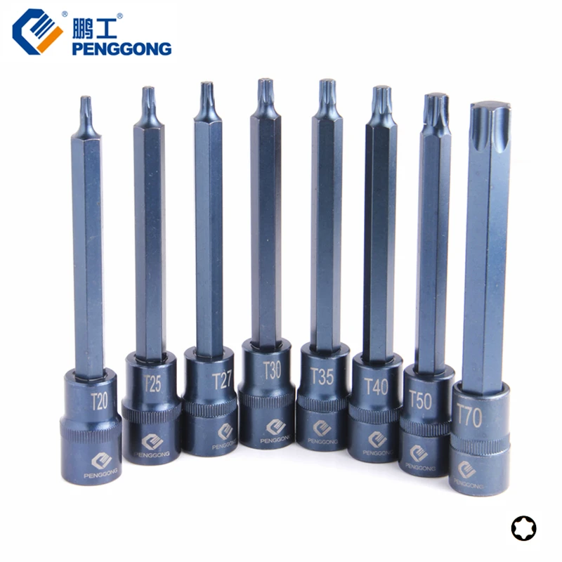 Шуруповерт pengong 1/2 &quotTorx сверла 150 мм S2 адаптер 4-15 ручной инструмент 1 шт. |