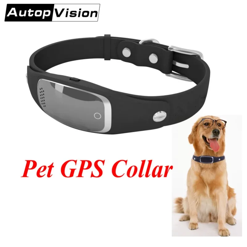 

S1 Pet GPS Collar Mini Waterproof Silicon Pets Collar GPS Tracker GPS+LBS+WIFI Locator for Dog Cat Tracking Geofence Free APP